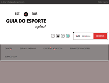 Tablet Screenshot of guiadoesporte.com